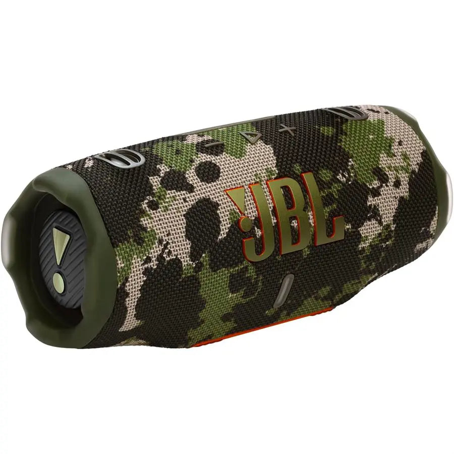 JBL Charge 6 Bluetooth Speaker Squad JBLCHARGE6SQUAD, AI Sound Boost, 30W Woofer, 15W Tweeter, Up To 28 Hours Playtime, Auracast Multi-Speaker