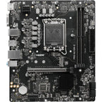 MSI PRO H610M-E Motherboard, LGA1700 Socket, DDR5 Up To 5600MHz, PCIe 4.0, Micro-ATX