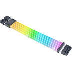 Lian Li Strimer Wireless 8 Pin (PW8-1W-CPU) - Addressable RGB Power Extension Cable Fits CPU EPS - Light Guides | PW8-1W-CPU