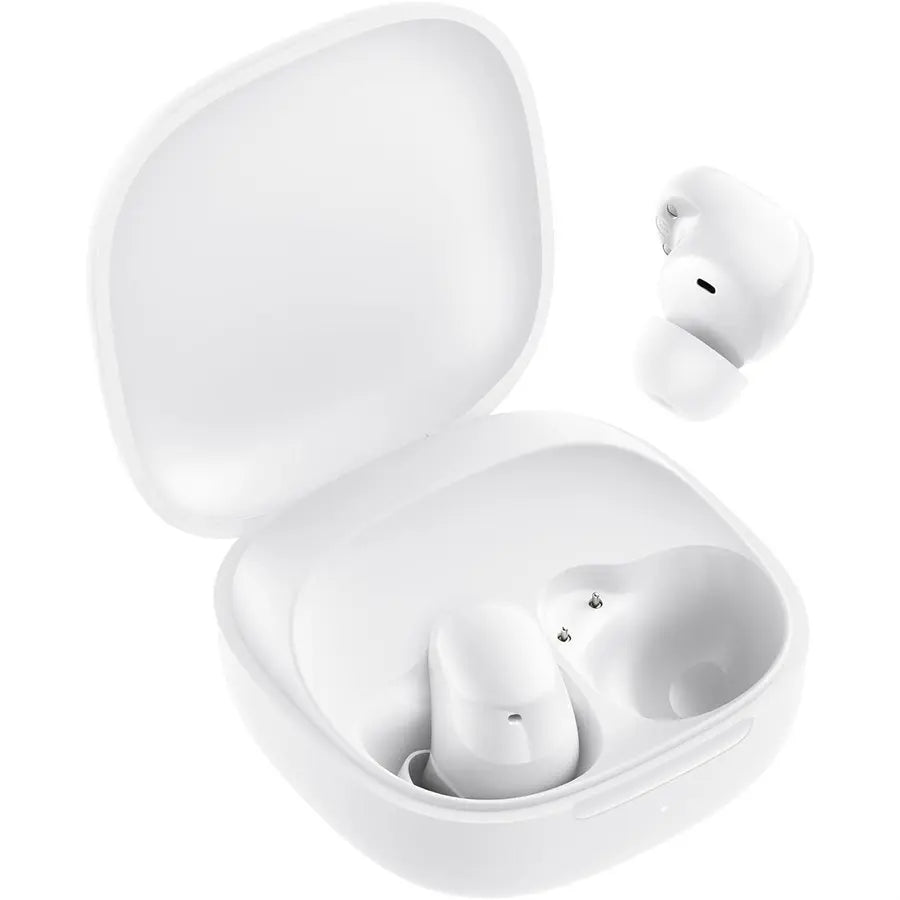 Xiaomi Redmi Buds 6 Play Wireless Earbuds, 10mm Dynamic Driver, AI Noise Reduction, Up To 36-Hour Battery Life, Bluetooth 5.4, Touch Control, White