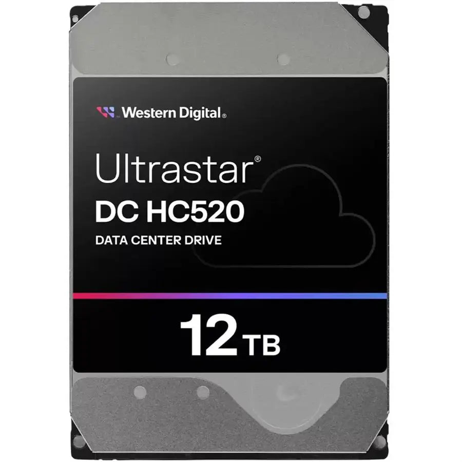 Western Digital Ultrastar DC HC520 12TB SATA HDD, 7200 RPM, SATA 6Gb/s, 256MB Cache, 3.5
