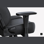 AndaSeat Novis Ultra L Series Gaming Chair, Ergonomic Design, PVC Leather, Head and Lumbar Pillow, Adjustable Armrests, Black