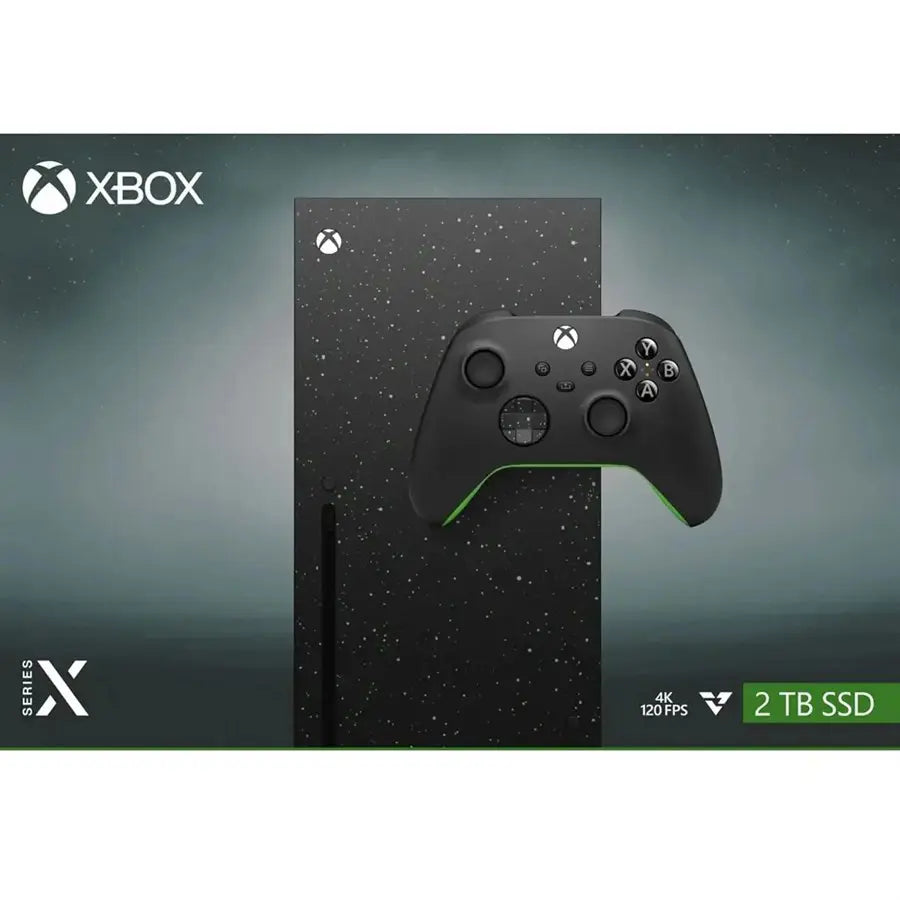 Xbox Series X 2TB Disc Drive Galaxy Black Special Edition Bundle Gaming Console, Includes Special Edition Wireless Controller, Galaxy Black