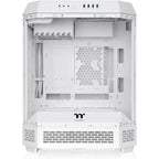 Thermaltake Tower 600 Snow Mid-Tower ATX Case, 3 Tempered Glass Panels, Hidden-Connector Motherboard Support, Rotational PCI-e Slots, White