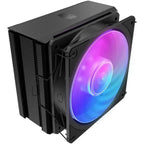 Cooler Master Hyper 212 3DHP ARGB CPU Air Cooler, Patented 3D Heat Pipe Technology, 120mm PWM High Airflow ARGB Fan, Quiet Cooling, AMD AM5 and AM4 and Intel LGA 1851 and 1700, Black, MAY-T2HP-217PA-R1
