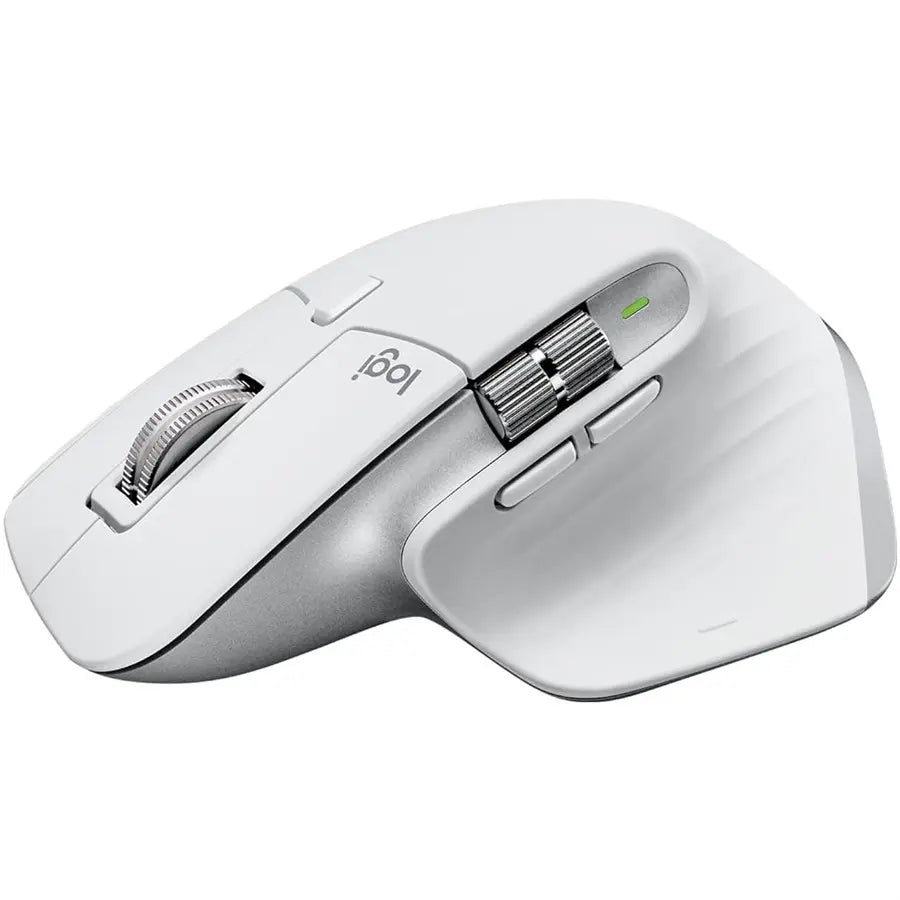 Logitech MX Master 3S Wireless Performance Mouse 8K DPI, MagSpeed Scrolling, Quiet Clicks, Ergo Design, USB-C, Bluetooth, Chrome-Pale Grey 910-006562