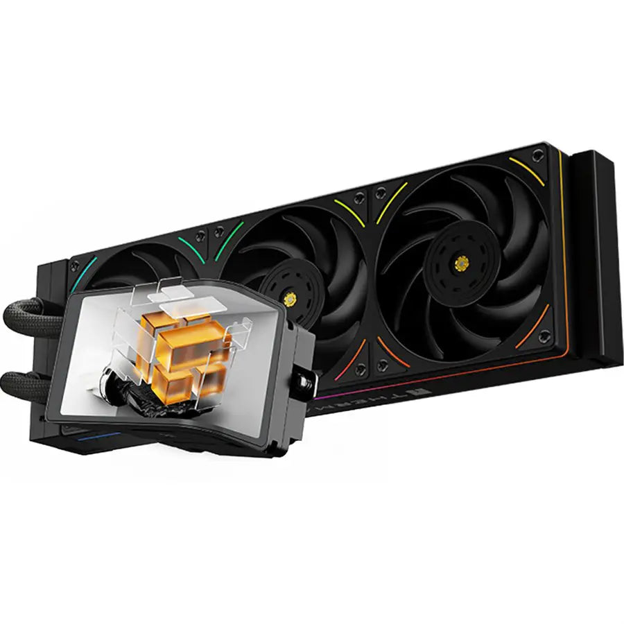 Thermalright Wonder Vision 360 UB ARGB Black Liquid CPU Cooler – 6.67" Curved 3D Screen, 2K Resolution, 2150RPM TL-UB36 Fans, Intel LGA1700/1851, AMD AM4/AM5