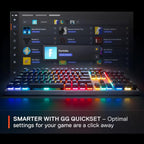 SteelSeries Apex Pro Gen 3 Mechanical Gaming Keyboard OmniPoint 3.0 HyperMagnetic Switches, Adjustable Actuation, Rapid Trigger, OLED, RGB, USB-C 64660 US