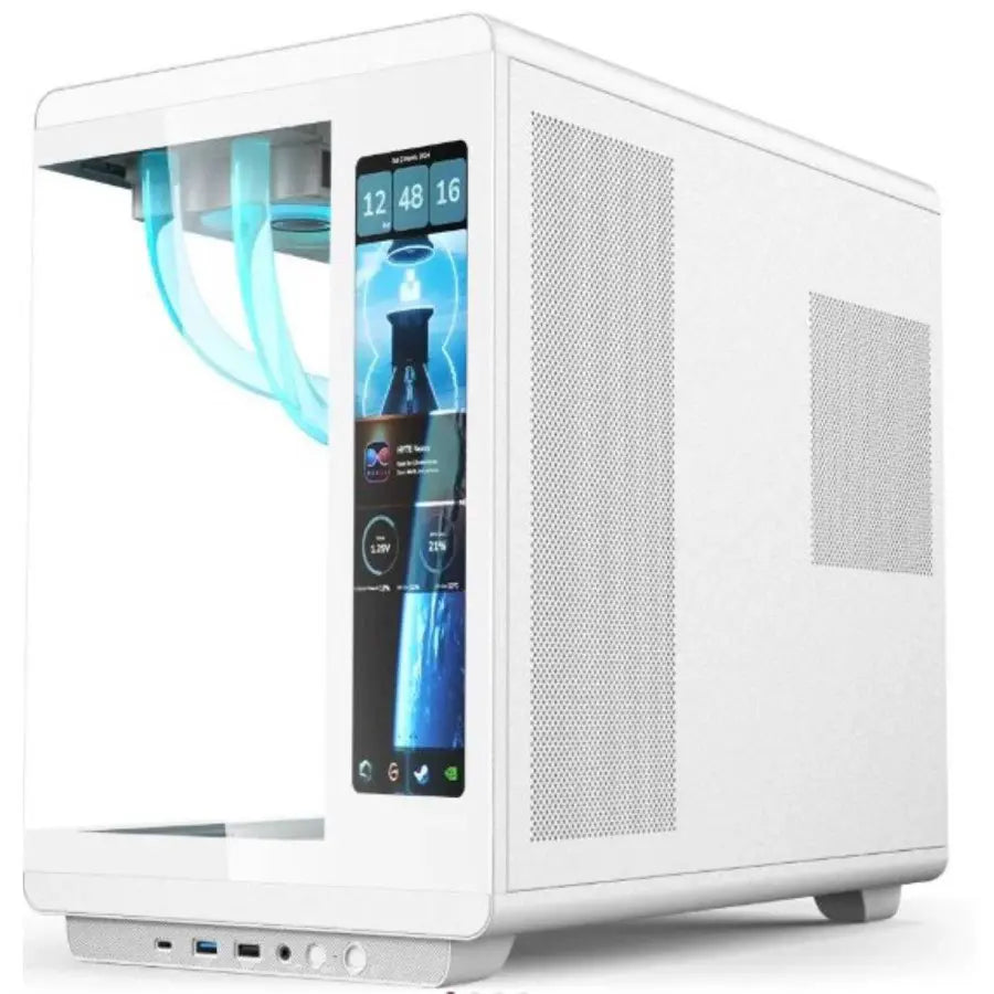 Acer U600 Casing, 4x Fans, Built-in LED Display, White