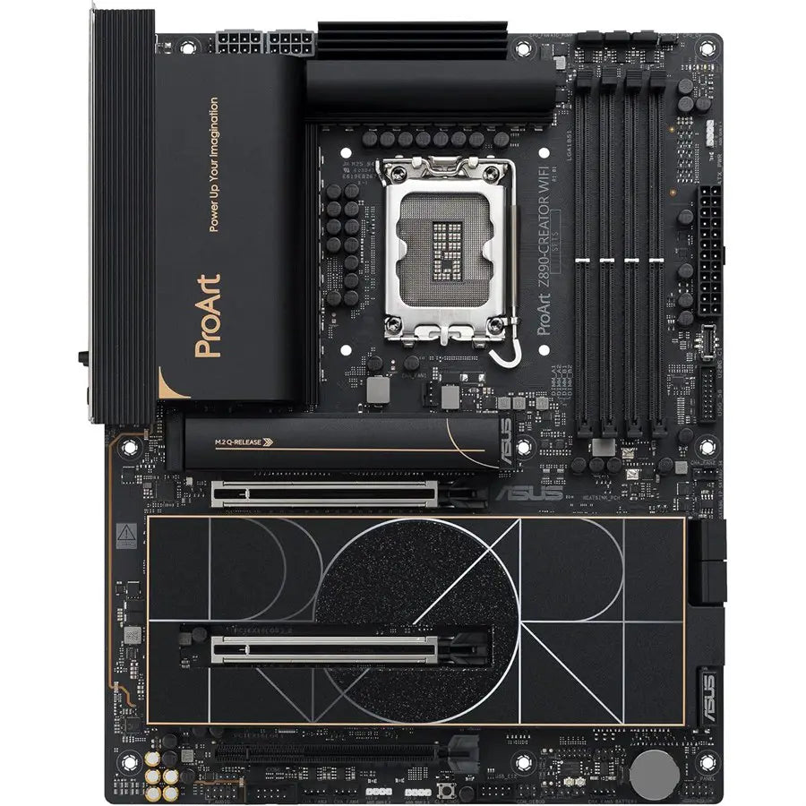 ASUS ProArt Z890-CREATOR WIFI Z890 ATX Motherboard, LGA1851, DDR5, PCIe5.0, Thunderbolt5 Type-C, 10Gb and 2.5Gb LAN, WiFi7