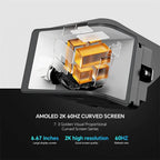 Thermalright Wonder Vision 360 UB ARGB Black Liquid CPU Cooler – 6.67" Curved 3D Screen, 2K Resolution, 2150RPM TL-UB36 Fans, Intel LGA1700/1851, AMD AM4/AM5