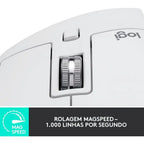 Logitech MX Master 3S Wireless Performance Mouse 8K DPI, MagSpeed Scrolling, Quiet Clicks, Ergo Design, USB-C, Bluetooth, Chrome-Pale Grey 910-006562
