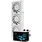 Thermalright Wonder Vision 360 UB ARGB White Liquid CPU Cooler – 6.67' 3D Curved AMOLED Screen, 2K 60Hz Display, Triple 2150RPM Fans, Intel LGA1851/1700, AMD AM4/AM5