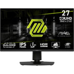 MSI MAG 275UPD E14 Gaming Monitor, 27 Inch IPS, UHD 144Hz, FHD 288Hz, 1ms MPRT, Adaptive-Sync, HDR Ready, DisplayPort 1.4a, HDMI 2.1