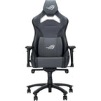 Asus ROG Chariot X Core Gaming Chair, Racing Style, Adjustable Headrest, Memory-Foam Lumbar Support, 4D Armrests, 155 Degree Recline, Premium PU Leather, Grey