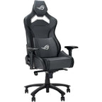 Asus ROG Chariot X Core Gaming Chair, Racing Style, Adjustable Headrest, Memory-Foam Lumbar Support, 4D Armrests, 155 Degree Recline, Premium PU Leather, Grey