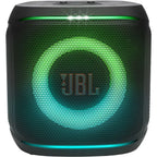 JBL PartyBox Encore 2 Portable Speaker, 100W RMS, JBL Pro Sound With AI Sound Boost, Dynamic Lightshow, Up To 15 Hours Play Time, Includes 2 Wireless Mics, IPX4, JBLPBENCORE22MICAS, Black