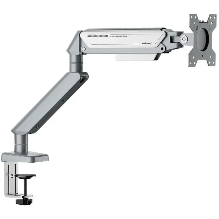 AndaSeat STEALTH II A6D Ergonomic Single Monitor Arm, Silver White, AD-W-A6D-1S-FW, Gas Spring With Adjustable Stiffness