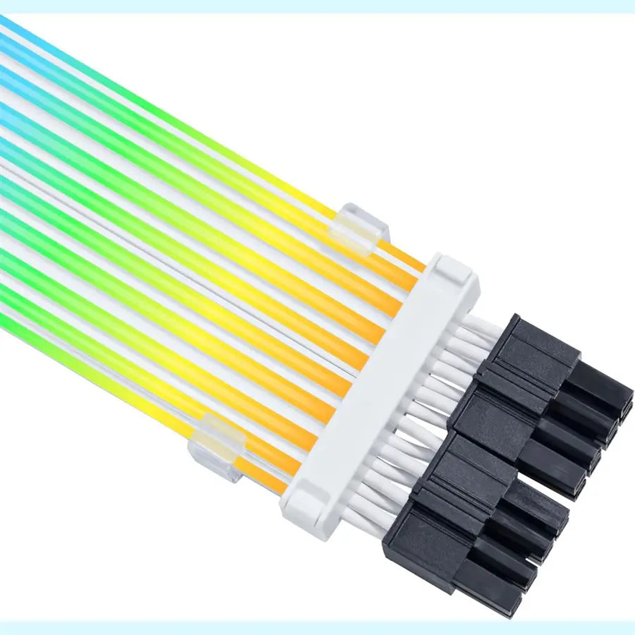 Lian Li Strimer Wireless 8 Pin (PW8-1W-CPU) - Addressable RGB Power Extension Cable Fits CPU EPS - Light Guides | PW8-1W-CPU