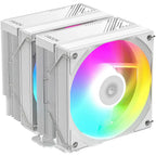 ID-COOLING FROZN A620 PRO SE ARGB SNOW – Dual Tower, 6 Heat Pipes, 2x 120mm ARGB Fans, 260W TDP, White
