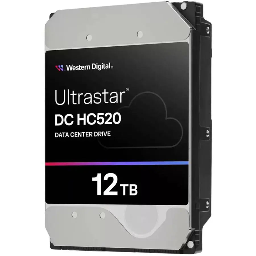 Western Digital Ultrastar DC HC520 12TB SATA HDD, 7200 RPM, SATA 6Gb/s, 256MB Cache, 3.5