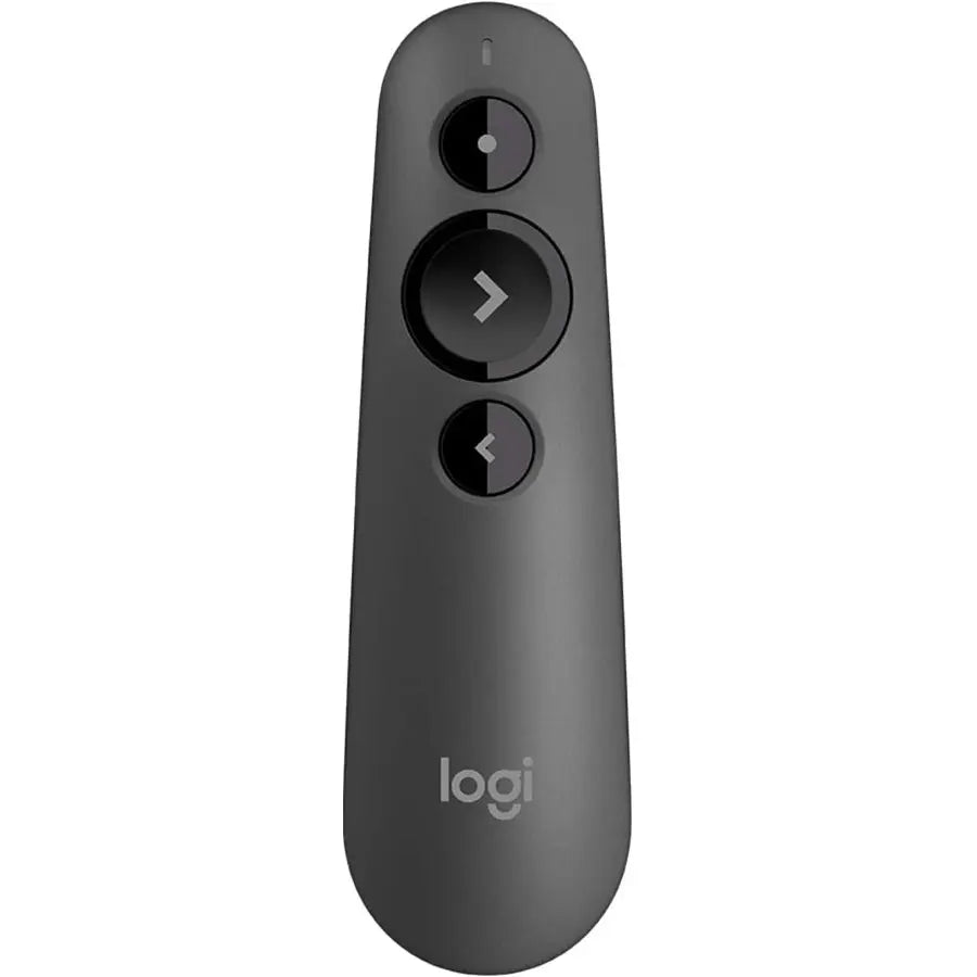 Logitech R500s Laser Presenter, Bluetooth and USB, 20m Range, Customisable, Smart Battery, Dark Grey, 910-005843