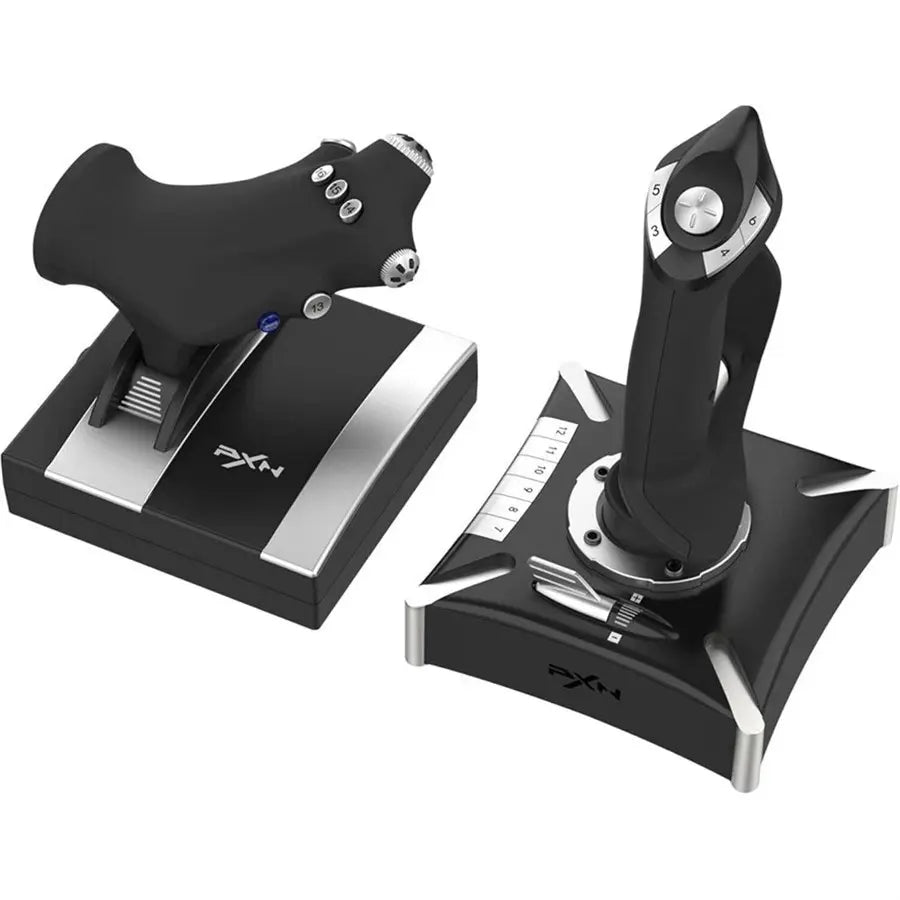 PXN 2119 Pro PC Joystick, 8-Way Hat Switch, Vibration Function, Black