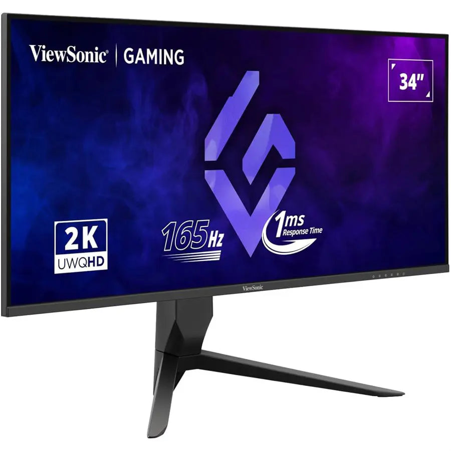 ViewSonic VX3480-2K-PRO Gaming Monitor, 34" UWQHD 3440x1440p, 165Hz, 1ms, HDR10