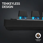 Logitech G PRO X TKL Lightspeed Wireless Gaming Keyboard, Tenkeyless Design, LIGHTSYNC RGB, Dual-Shot PBT Keycaps, GX Brown Tactile Switches, 920-012137, Black
