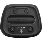 JBL PartyBox Encore 2 Portable Speaker, 100W RMS, JBL Pro Sound With AI Sound Boost, Dynamic Lightshow, Up To 15 Hours Play Time, Includes 2 Wireless Mics, IPX4, JBLPBENCORE22MICAS, Black