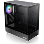 Thermaltake View 270 TG ARGB Mid Tower PC Case, E-ATX, 1x ARGB Fan, 360mm Radiator Support, Tempered Glass Front and Side, Black