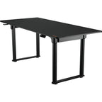 Cougar E-GRAV 180 Electric Gaming Desk, 180x80cm, Twin Motors, Height Adjustable, Carbon Fiber Finish, Black, Free Shipping