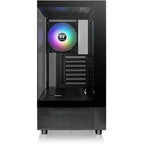 Thermaltake View 270 TG ARGB Mid Tower PC Case, E-ATX, 1x ARGB Fan, 360mm Radiator Support, Tempered Glass Front and Side, Black