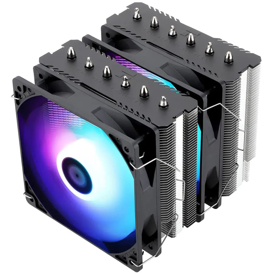 Thermalright Peerless Assassin 120 SE ARGB CPU Air Cooler, 6 Heat Pipes, Dual TL-C12C-S PWM Fan, Aluminium Heatsink Cover, AGHP Technology, for AMD AM4 AM5 Intel LGA1700 115X 1155 1200 1851