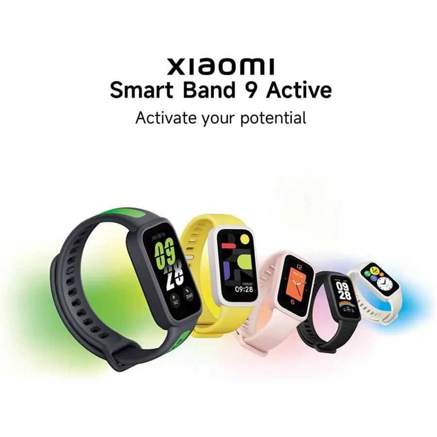 XIAOMI Smart Band 9 Active Smart Band, 1.47' Display, 18-Day Battery Life, 60Hz, 5ATM, Black