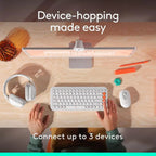 Logitech POP Mouse Wireless Mouse, High Precision Optical Tracking, 1000-4000 DPI, 4 Buttons, Multi-Device 3 Easy-Switch, Graphite 910-007401