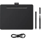 Wacom Intuos CTL-6100WLK-N Graphics Tablet, 8 Inch, 216 x 135 mm Active Area, 4096 Pressure Levels, 4 Customisable Keys, Bluetooth, Ambidextrous Design
