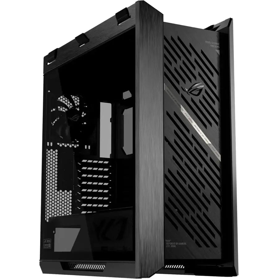Asus Rog Strix Helios II EATX Mid-Tower Gaming PC Case, Dual Tempered Glass, 4x140mm Fans, Supports 450mm GPU, 420mm Radiator Support, Black