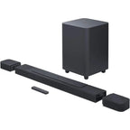 JBL Bar 1000 7.1.4-Channel Soundbar, Detachable Surround Speakers, Dolby Atmos, DTS:X, MultiBeam, 880W, Black