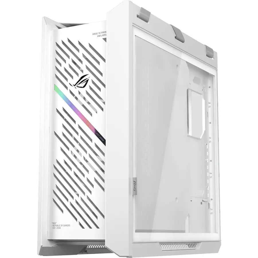 ASUS ROG Strix Helios II White Edition Gaming PC Case, EATX Mid Tower, Dual Tempered Glass, Supports GPUs Up To 450mm, White