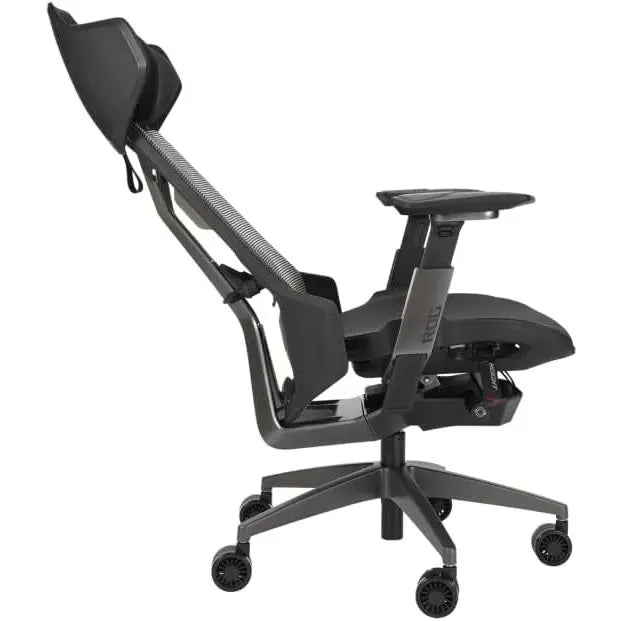 Asus ROG Destrier Ergo Gaming Chair, Cyborg Aesthetic, Adjustable Seat, Mobile Arm Support Mode, Acoustic Panel, Aluminum Frame, Mesh & PU Foam, Black, Free Shipping