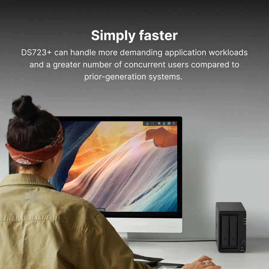 Synology DS723+ 2-Bay DiskStation, Diskless