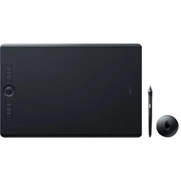 Wacom Intuos Pro Large Digitiser PTH-860-N, 8192 Pressure Levels, Tilt Recognition, Multi-Touch, 5080 Lpi, 8 Buttons, USB, Bluetooth, Black