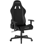 DXRacer Prince Series Gaming Chair, Racing Style, Cooling Gel Headrest, Lumbar Support, 2D Armrest, 90-135 Degree Recline, PVC Leather, Black