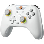 EasySMX X05 Gaming Controller, Hall Effect Joysticks, Multiplatform, RGB Effects, Adjustable 5-Level Vibration, 750mAh Battery, Oyster White