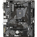 Gigabyte A520M K V2 Motherboard, AMD A520, PCIe Gen3 x4 M.2, Dual Channel DDR4, GbE LAN, 8-Channel HD Audio, HDMI and D-Sub, AM4