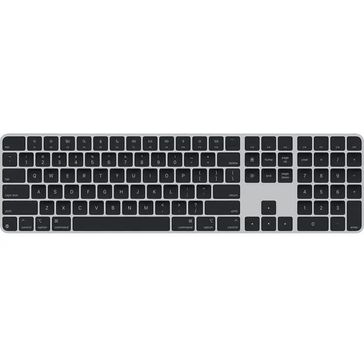 Apple Magic Keyboard with Touch ID and Numeric Keypad (USB-C, Black Keys) MXK83