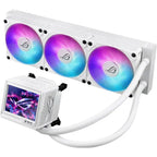 ASUS ROG RYUJIN III 360 ARGB Extreme White Edition All-in-one AIO CPU Liquid Cooler | AMD Ryzen 9000 | Intel Core Ultra Ready | Asetek Gen8 V2 Pump | High Airflow & Static Pressure Magnetic Fans