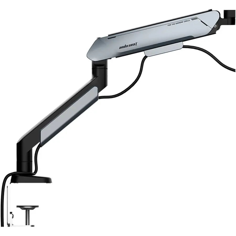 AndaSeat STEALTH PRO II A9 Ergonomic Single Monitor Arm, Black Titanium, AD-W-A9-1S-BT