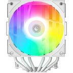 ID-COOLING FROZN A620 PRO SE ARGB SNOW – Dual Tower, 6 Heat Pipes, 2x 120mm ARGB Fans, 260W TDP, White